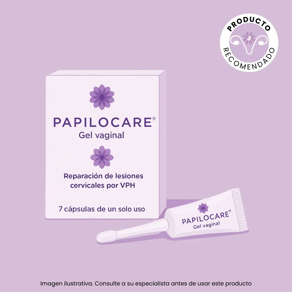 Papilocare Gel Vaginal 7 días – Tratamiento coadyuvante para lesiones por VPH